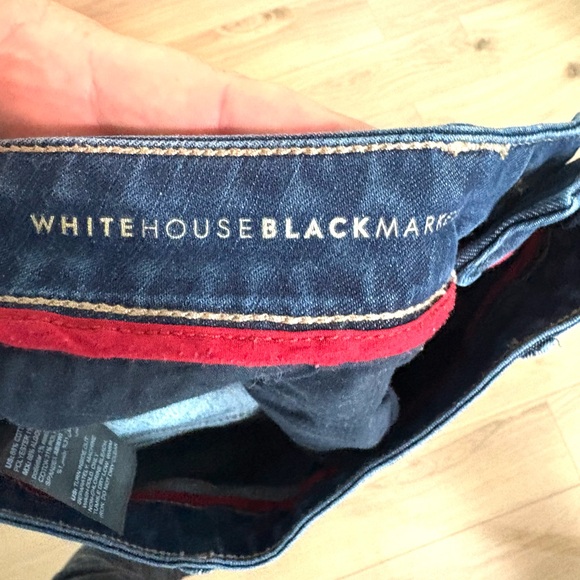White House Black Market Dark Blue Skinny Jeans - Picture 7 of 7
